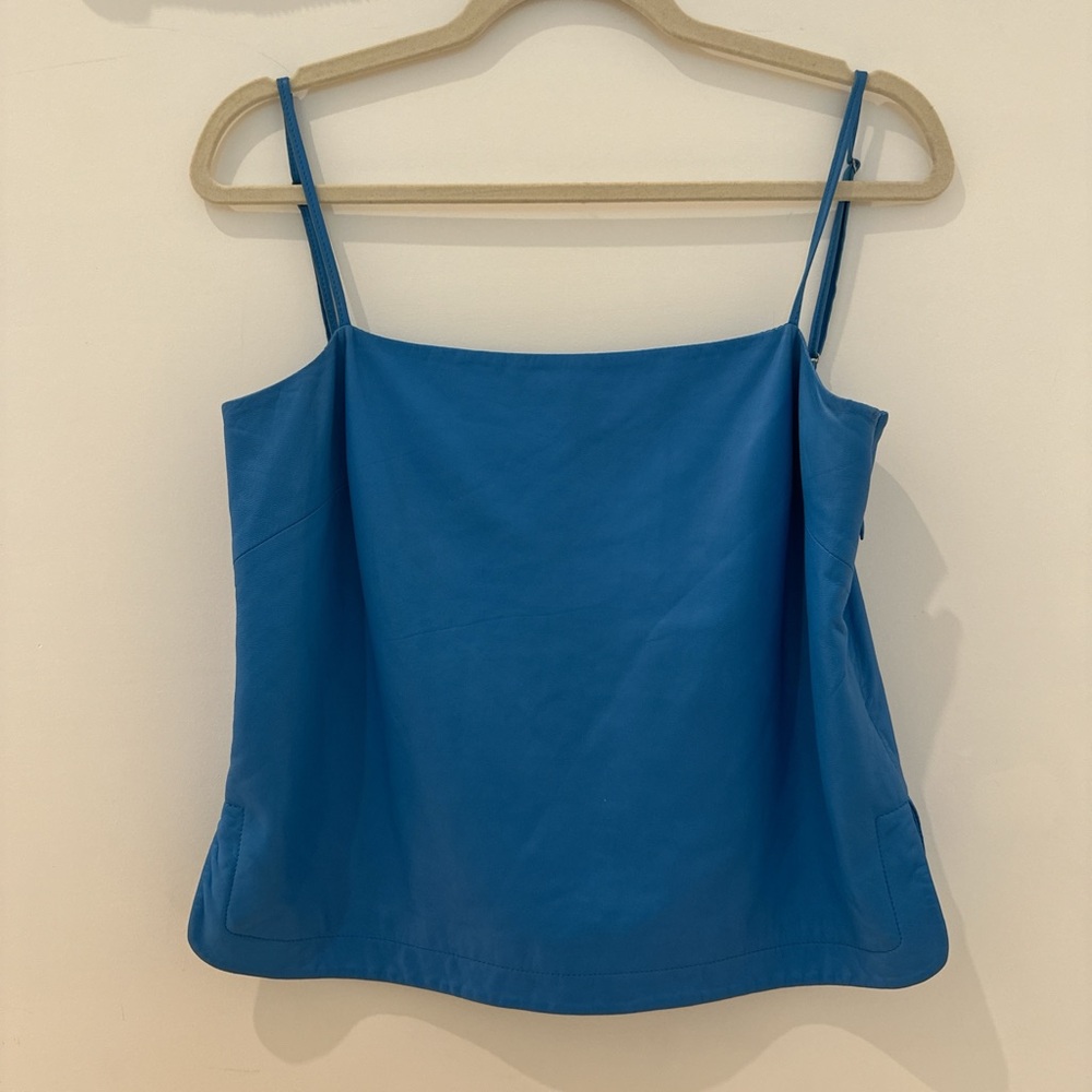 Alexander Wang Blue leather Top